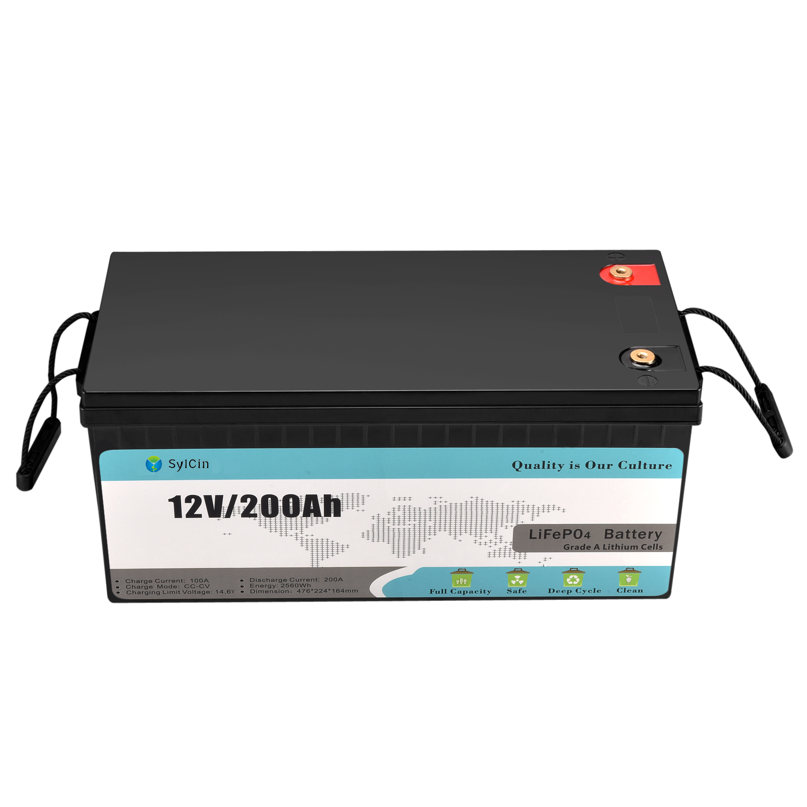 Sylcin 12V Lithium Ion Golf Cart Battery
